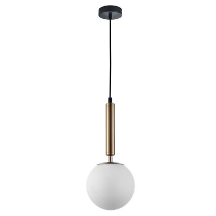ITALUX - Asenduskuppel klaasist RAVENA E27 d. 15 cm valge
