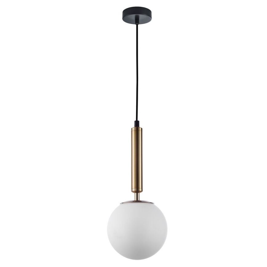 ITALUX - Asenduskuppel klaasist RAVENA E27 d. 15 cm valge