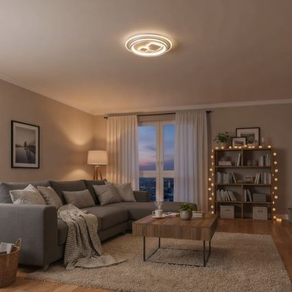 ITALUX - Hämardatav LED-laelamp PARCO LED/55W/230V 3000-6500K läbimõõt 50 cm valge + kaugjuhtimispult