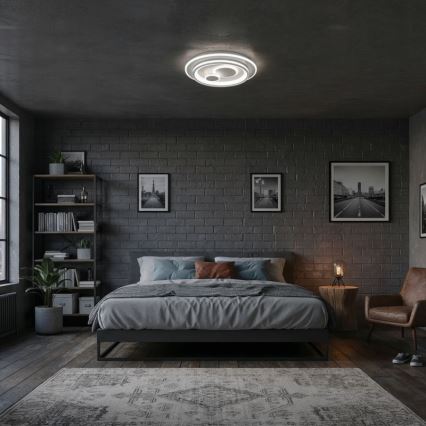 ITALUX - LED hämardatav laelamp PARCO LED/55W/230V 3000-6500K läbimõõt 50 cm valge + kaugjuhtimispult