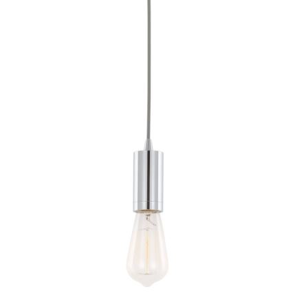 ITALUX - Lühter MODERNA 1xE27/60W/230V läikiv kroom
