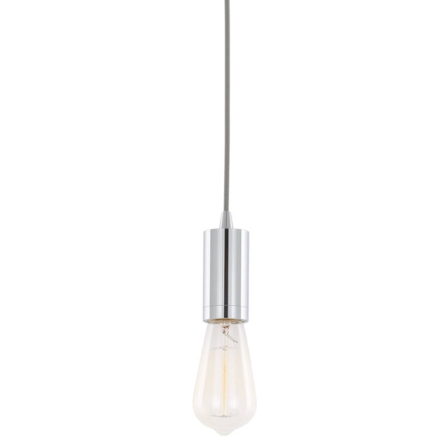 ITALUX - Lühter MODERNA 1xE27/60W/230V läikiv kroom