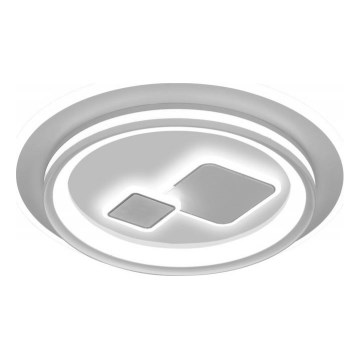 ITALUX - Hämardatav LED-laelamp PARCO LED/55W/230V 3000-6500K läbimõõt 50 cm valge + kaugjuhtimispult