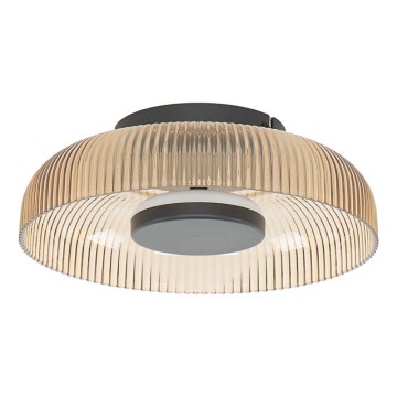 ITALUX - LED laelamp PASSO LED/8W/230V 3000K läbimõõt 25 cm suitsune beež
