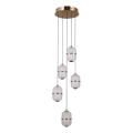 ITALUX - LED lühter kaablil ALANI 5xLED/5,6W/230V 3000K kuldne