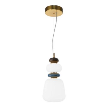 ITALUX - LED-lühter riputuskaabliga EVANS LED/12W/230V 3000K kuldne/valge