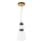 ITALUX - LED-lühter riputuskaabliga EVANS LED/12W/230V 3000K kuldne/valge