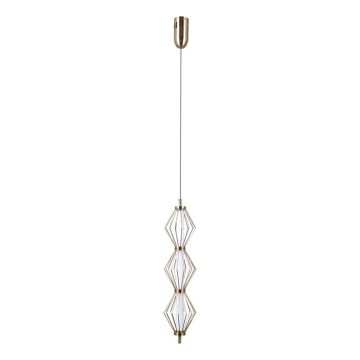 ITALUX - LED-rippvalgusti kaabliga SEVILLA LED/15W/230V 3000K kuldne