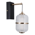ITALUX - LED seinalamp ALANI LED/6W/230V 3000K must/kuldne