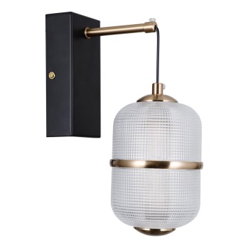 ITALUX - LED seinalamp ALANI LED/6W/230V 3000K must/kuldne