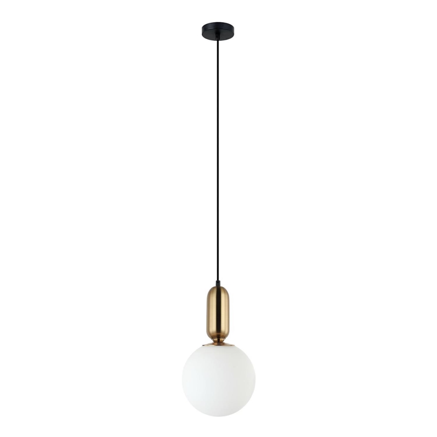 ITALUX - Lühter ALDEVA 1xE27/40W/230V d. 20 cm must/pronks