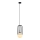 ITALUX - Lühter MATTY 1xE27/40W/230V d. 15 cm must