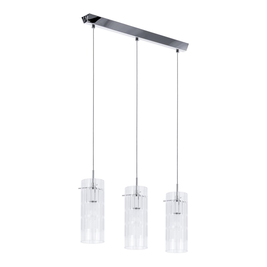 ITALUX - Lühter MAX 3xE27/60W/230V läikiv kroom/läbipaistev