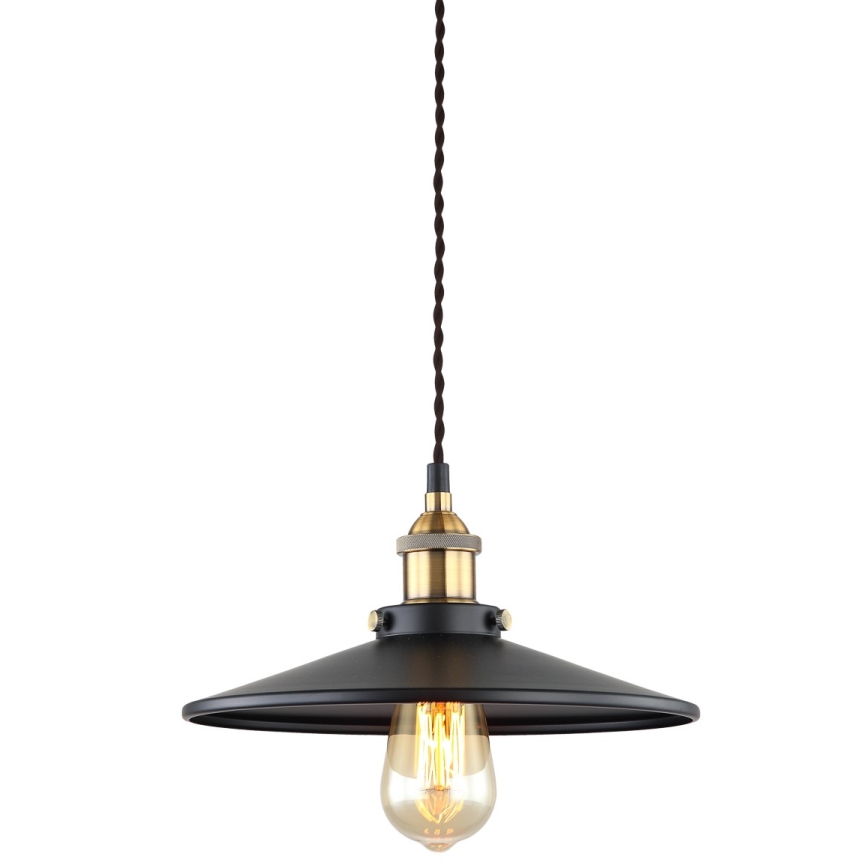 ITALUX - Lühter VERDA 1xE27/40W/230V d. 26 cm must