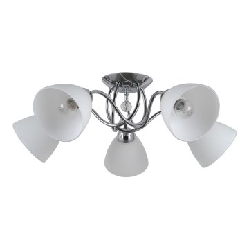 ITALUX - Pinnale kinnitatav lühter LUGANO 5xE27/40W/230V