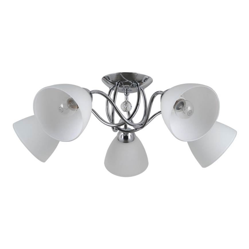 ITALUX - Pinnale kinnitatav lühter LUGANO 5xE27/40W/230V