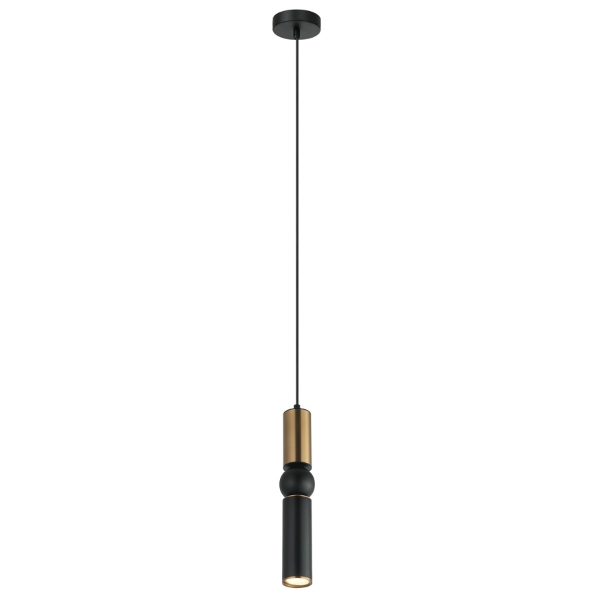 ITALUX - Lühter ISIDORA 1xGU10/25W/230V must/pronks