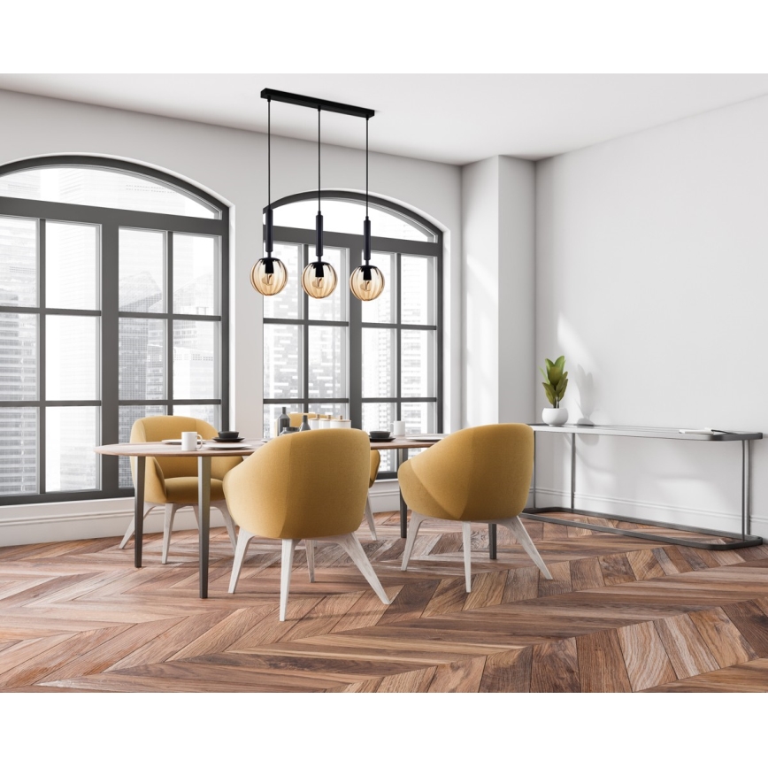 ITALUX - Lühter RAVENA 3xE27/10W/230V must
