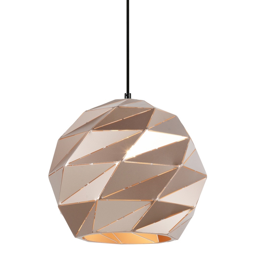 ITALUX - Lühter PALERMO 1xE27/40W/230V d. 32 cm Roosa kuldne