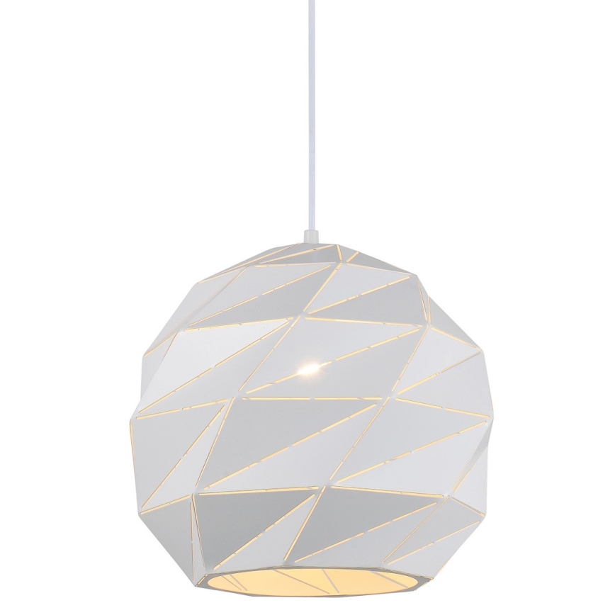 ITALUX - Lühter PALERMO 1xE27/40W/230V d. 32 cm valge