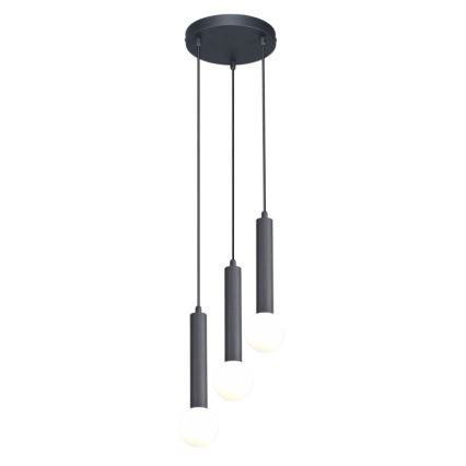 ITALUX - Rippvalgusti kaabliga FILANO 3xG9/5W/230V must