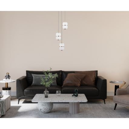 ITALUX - LED lühter kaablil ALANI 3xLED/5W/230V 3000K kuldne