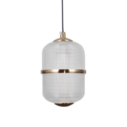 ITALUX - LED-lühter kaablil ALANI 5xLED/5,6W/230V 3000K must/kuldne