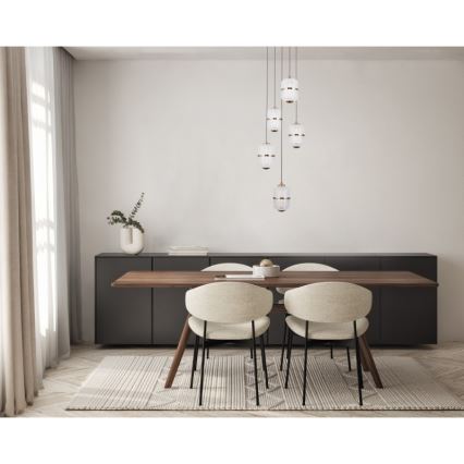 ITALUX - LED lühter kaablil ALANI 5xLED/5,6W/230V 3000K kuldne
