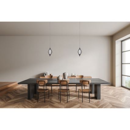 ITALUX - LED-lühter riputuskaabliga SEVILLA LED/5W/230V 3000K must