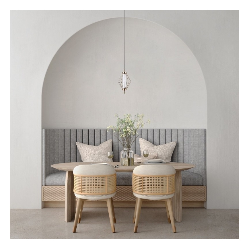 ITALUX - LED-lühter traadil SEVILLA LED/5W/230V 3000K kuldne