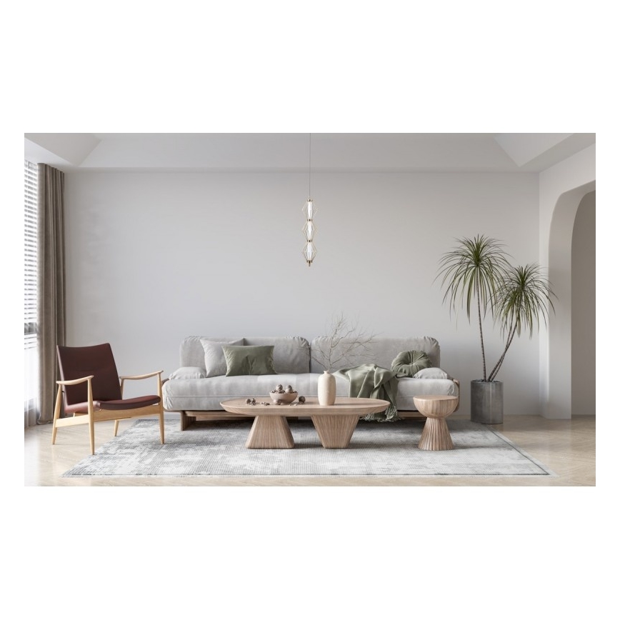 ITALUX - LED-rippvalgusti kaabliga SEVILLA LED/15W/230V 3000K kuldne