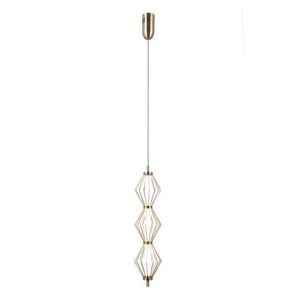 ITALUX - LED-rippvalgusti kaabliga SEVILLA LED/15W/230V 3000K kuldne