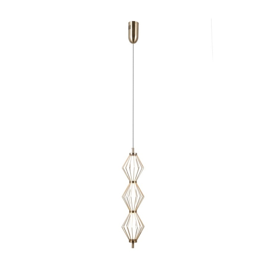 ITALUX - LED-rippvalgusti kaabliga SEVILLA LED/15W/230V 3000K kuldne