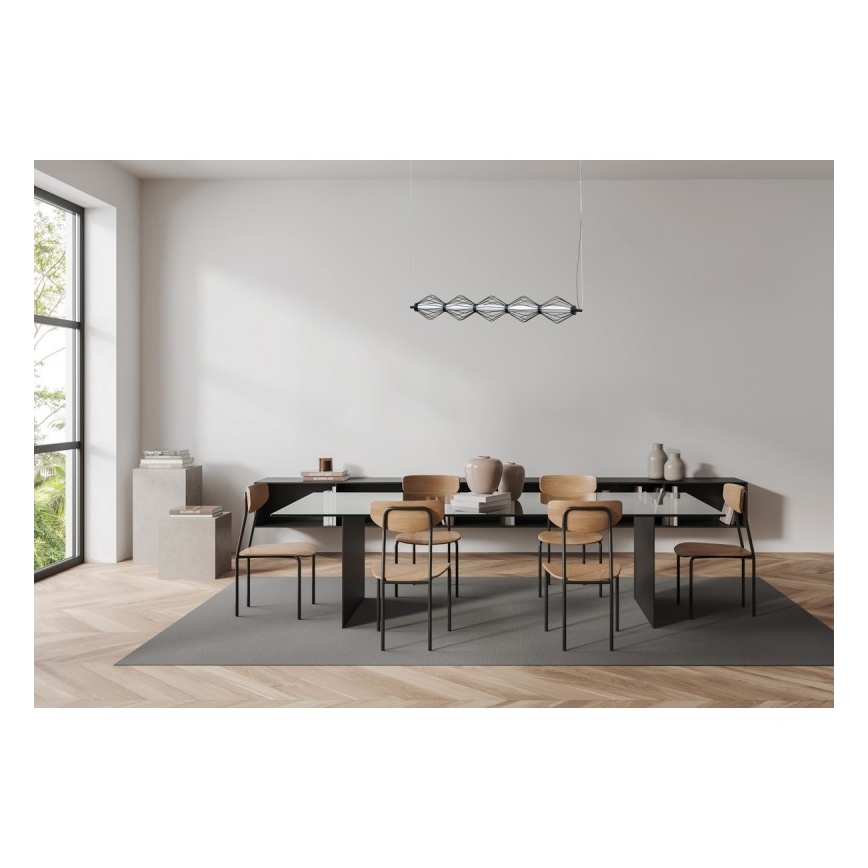 ITALUX - LED-rippvalgusti kaabliga SEVILLA LED/25W/230V 3000K must