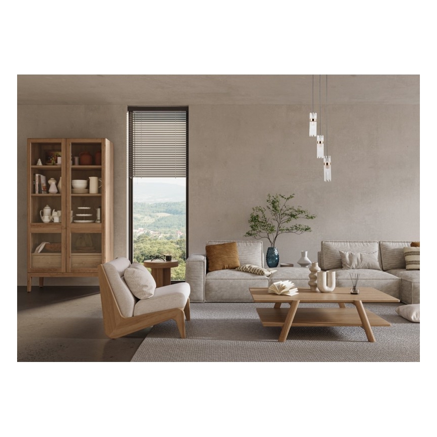 ITALUX - TARASO ripplühter kaabliga 3xE14/40W/230V must/kuldne