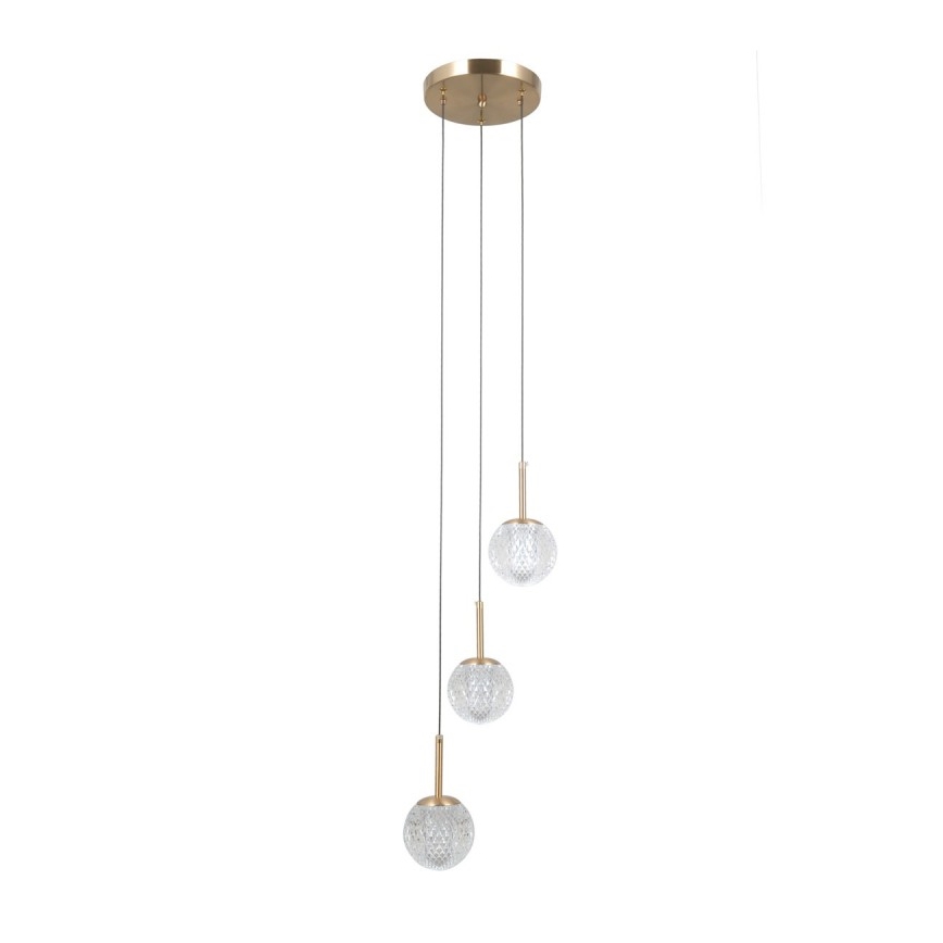 ITALUX - PADRI ripplühter kaablil 3xG9/5W/230V, kuldne