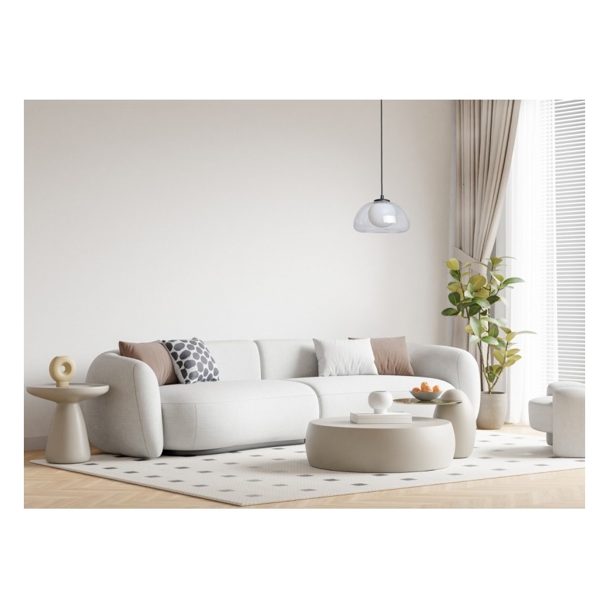 ITALUX - Rippvalgusti kaabliga AINALE 1xG9/7W/230V must/selge
