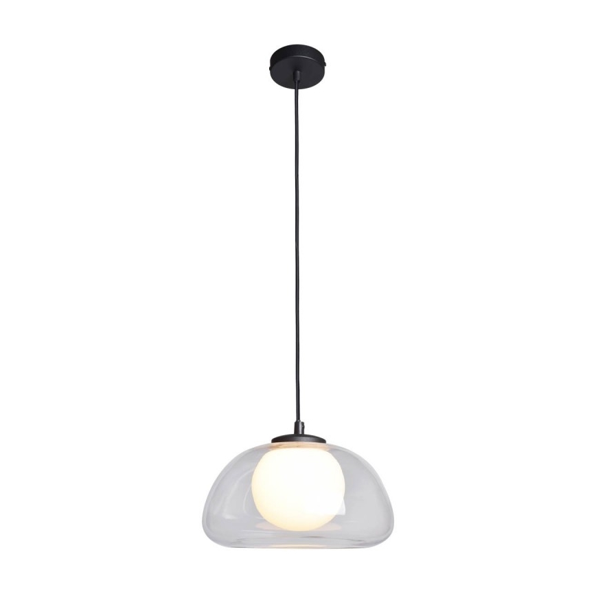 ITALUX - Rippvalgusti kaabliga AINALE 1xG9/7W/230V must/selge