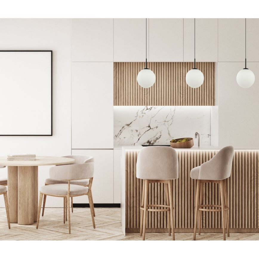 ITALUX - Lühter DEORE 1xE27/40W/230V d. 30 cm must
