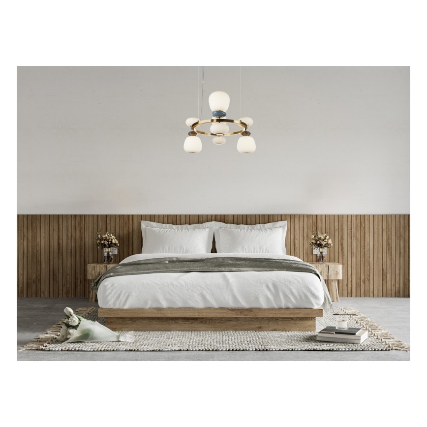 ITALUX - LED-lühter kaablil EVANS LED/33W/230V 3000K kuldne/sinine/pruun
