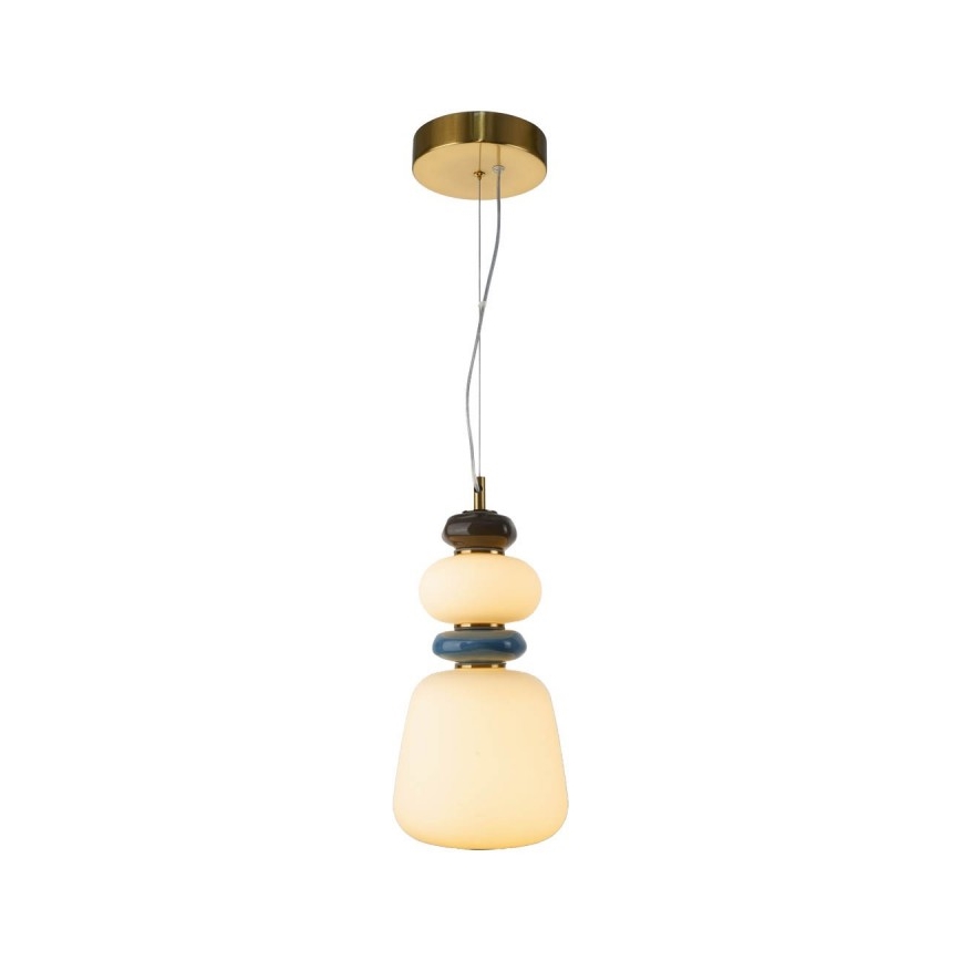 ITALUX - LED-lühter riputuskaabliga EVANS LED/12W/230V 3000K kuldne/valge
