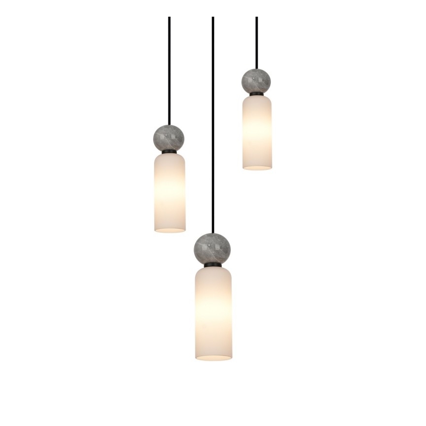 ITALUX - SANTOS ripplamp kaabliga 3xG9/40W/230V must
