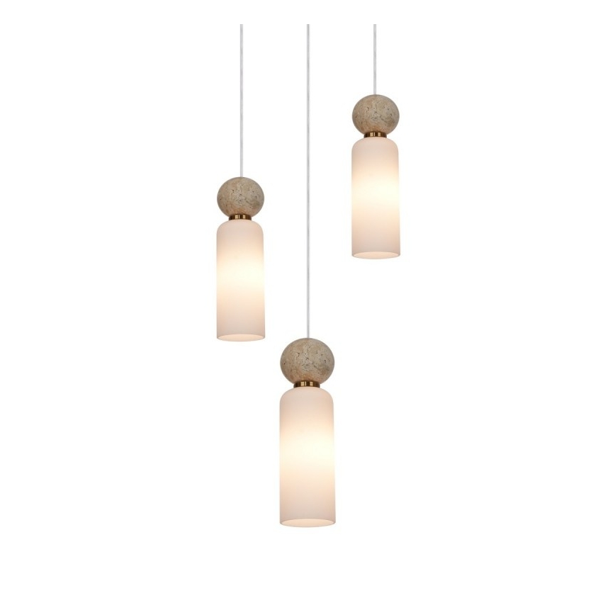 ITALUX - SANTOS ripplamp kaabliga, 3xG9/40W/230V, kuldne
