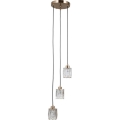 ITALUX - rippuv lühter TORNO 3xE14/40W/230V kuldne