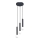 ITALUX - Rippvalgusti kaabliga FILANO 3xG9/5W/230V must
