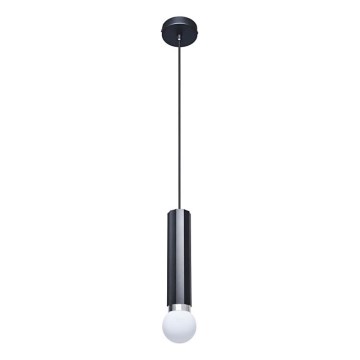 ITALUX - Rippvalgusti kaabliga MACERA 1xE27/40W/230V must