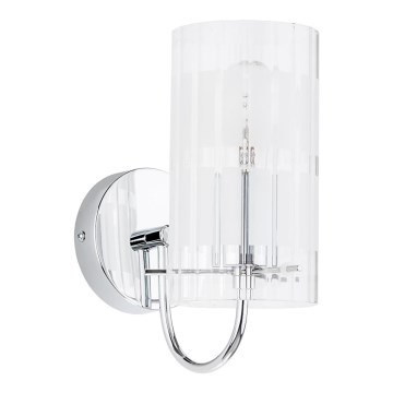 ITALUX - Seinavalgusti MAX 1xE27/60W/230V läikiv kroom