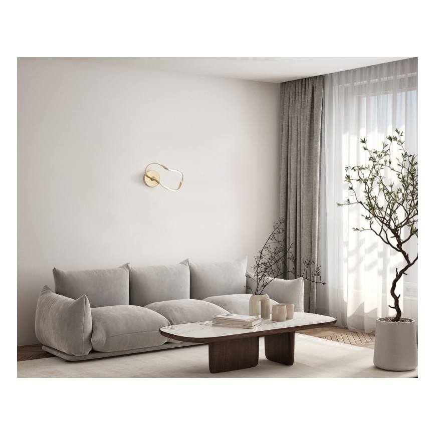 ITALUX - LED seinavalgusti AMAYA LED/20W/230V kuldne