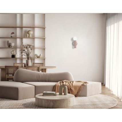 ITALUX - Seinavalgusti FILANO 1xG9/5W/230V roosakuldne