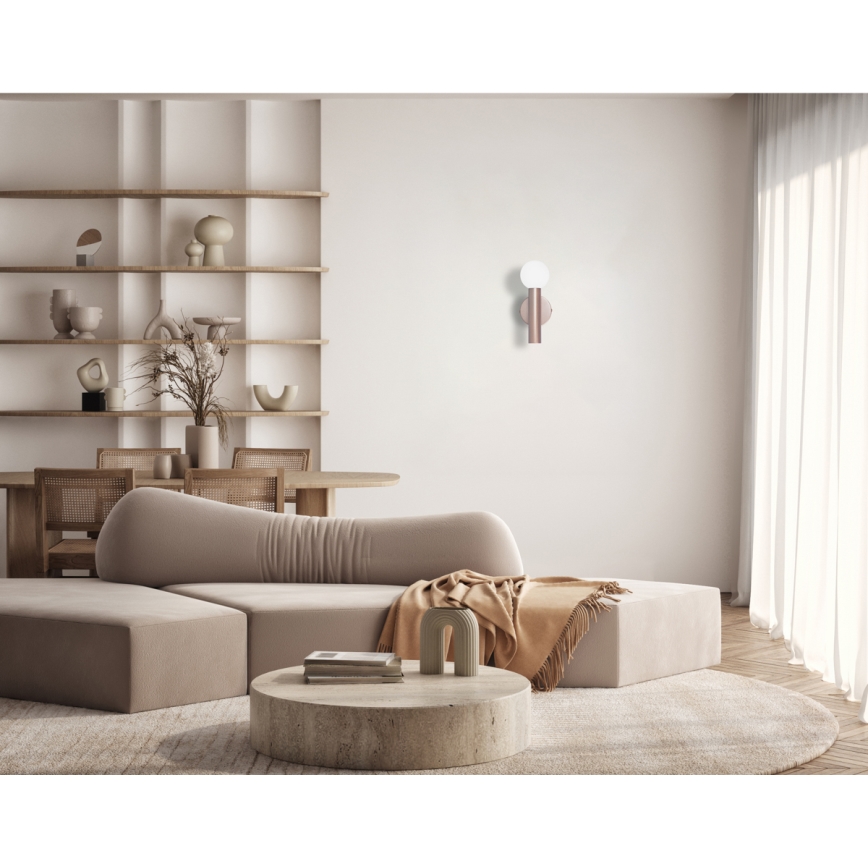 ITALUX - Seinavalgusti FILANO 1xG9/5W/230V roosakuldne